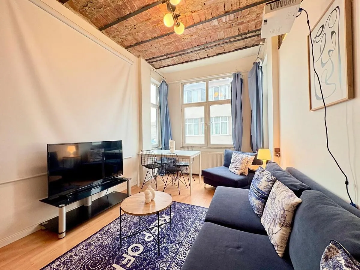High Ceiling Central Cozy Apartment With 3 Bedroom Beyoglu Isztambul