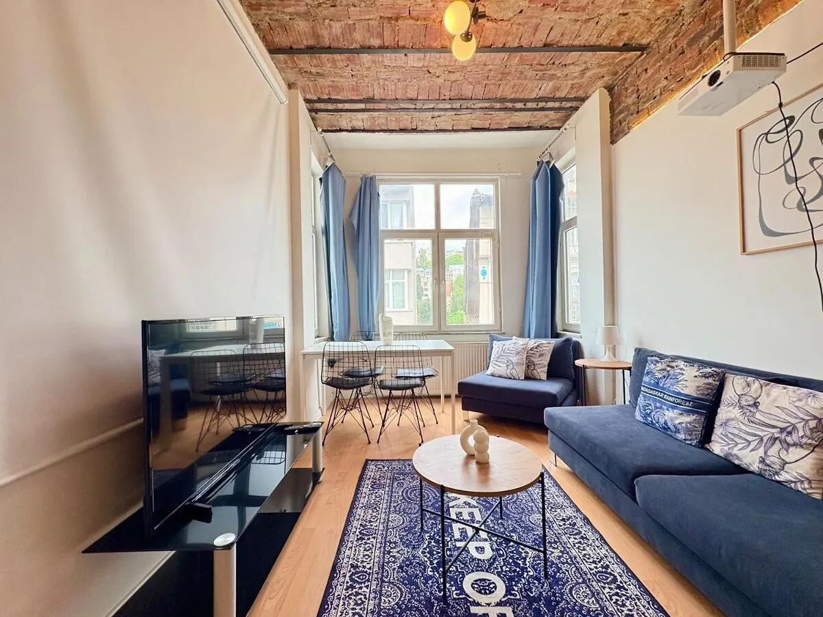High Ceiling Central Cozy Apartment With 3 Bedroom Beyoglu Isztambul