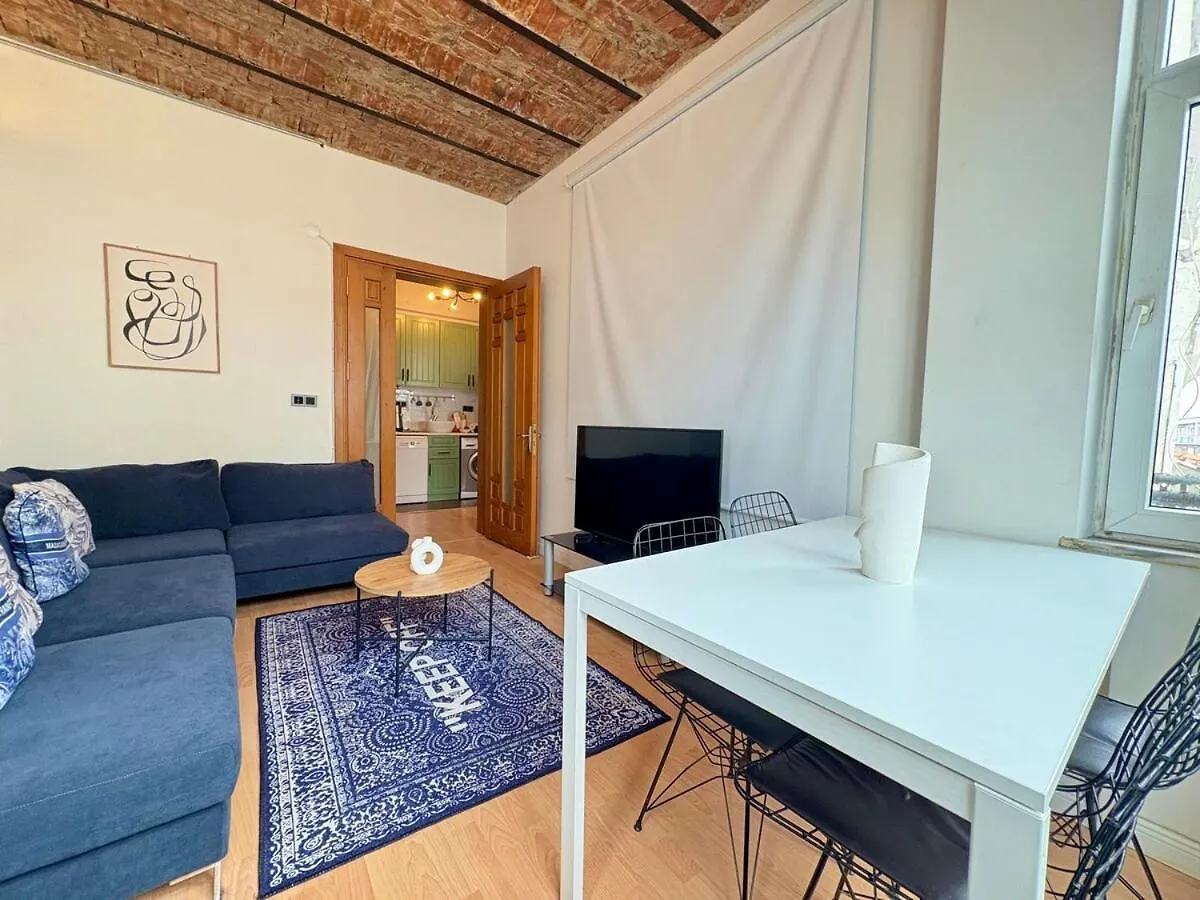 High Ceiling Central Cozy Apartment With 3 Bedroom Beyoglu Isztambul 0*,